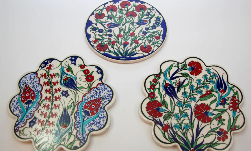 Colorful Turkish ceramic tiles